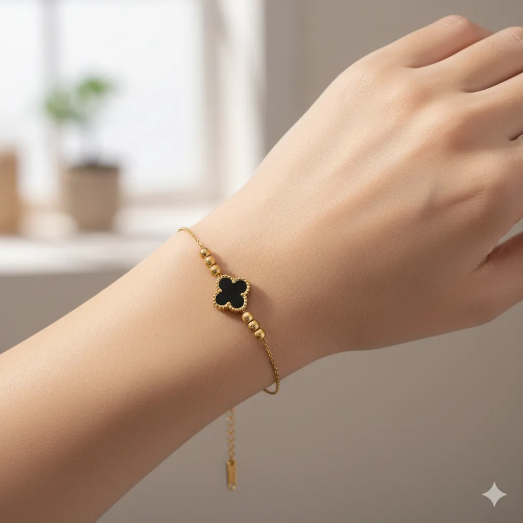 chain bracelet (black)